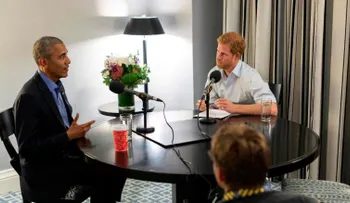 El príncipe Enrique entrevista a Barack Obama