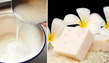 Un jabón de leche de arroz que te aclara a piel
