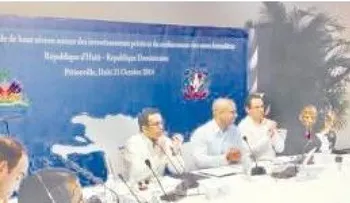 RD y Haití exploran formas de inversión en ambos países