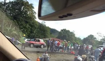9 heridos en triple choque tramo carretero Constanza-Abanico