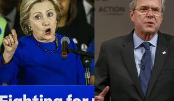 Clinton y Bush lideran entre votantes hispanos, según sondeo