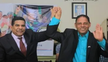 Juramentan al reverendo Moya Paulino como candidato a alcalde por SFM