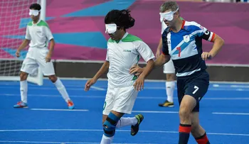 El golazo maradoniano de un invidente en los Paralímpicos de Rio