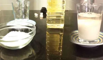 Agua con vinagre y sal dentro de la casa, y esto pasa en 24 horas