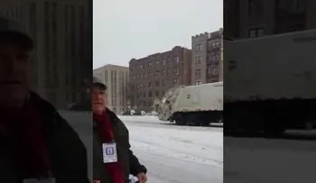 Tormenta de nieve semi paraliza a Nueva York