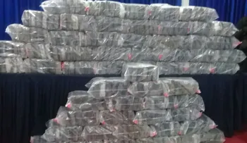  DNCD decomisa 345 paquetes de droga próximo a la autopista Duarte 