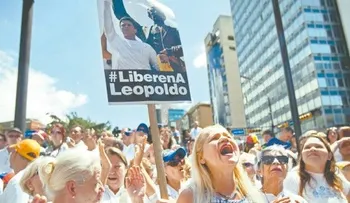 Cientos exigen en Caracas la liberación de Leopoldo López