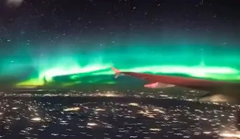 Impresionantes imágenes de la aurora boreal a más de 10 kilómetros de altura