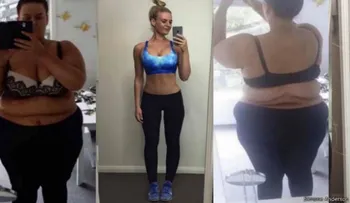 La increíble transformación de la mujer que reveló cómo perdió 88 kilos en 20 meses
