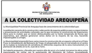 Critican levanten anfiteatro en el patio de alcaldía