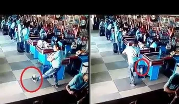 Un brasileño deja boquiabiertos a los cajeros de un supermercado