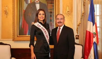 Miss República Dominicana: "Danilo Medina trabaja por bienestar del país"