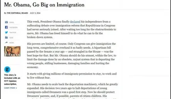 New York Times pide a Obama frenar deportaciones y dar papeles a inmigrantes