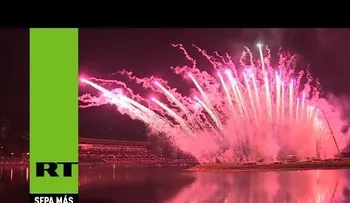 La espectacular clausura del festival Círculo de Luz en Moscú (VIDEO)