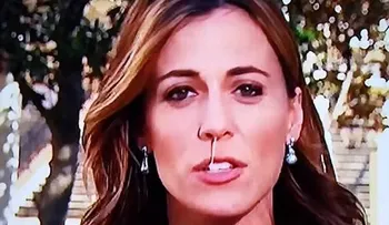 Se le salió el moco a esta reportera, y chequea su respuesta 