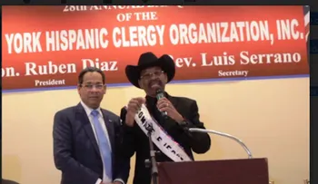 Senado de NY y Ministros Hispanos reconocen al Obispo Elvis Medina enlace Poder Ejecutivo con Iglesias Cristianas