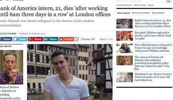 Joven muere tras trabajar casi 72 horas seguidas