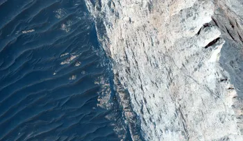 Marte en detalle: la NASA capta una imagen del cañón de Ofir