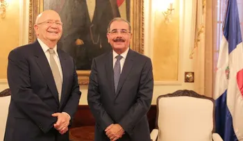 Canciller y presidente Medina tratan en Palacio visita de Biden y cumbre SICA