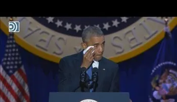 Barack Obama se despide emocionado de la Casa Blanca en su último discurso