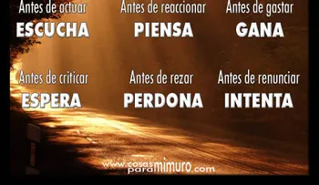 Un buen consejo para empezar el día