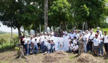 El Voluntariado Bancentraliano realiza una nueva jornada de reforestación en la cuenca alta del río Ozama