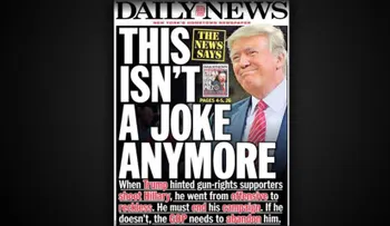 â??Esto ya no es una bromaâ?, el New York Daily News le pide a Trump que abandone su campaña