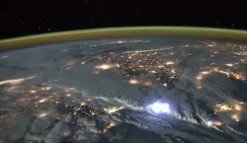 Así se ven los rayos desde el espacio