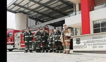 ADN construye estación de bomberos