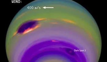 El telescopio espacial Hubble capta una mancha oscura en Neptuno 