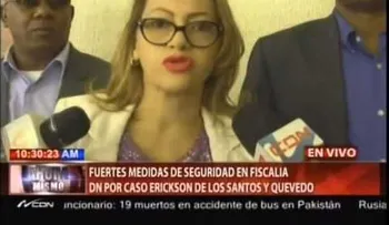 Refuerza seguridad en fiscalía por audiencia contra Erinson de los Santos y Quevedo