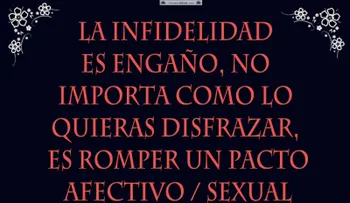 Léelo antes de que sea tarde. El precio de la infidelidad