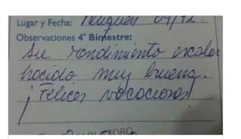 Se vuelve viral error ortográfico de una directora de un colegio
