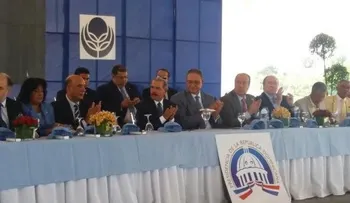 Presidente deja iniciado trabajos de depuradora de aguas residuales del río Ozama