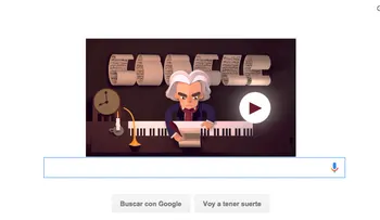 Google te reta a â??recomponerâ?? la obra de Beethoven en su doodle