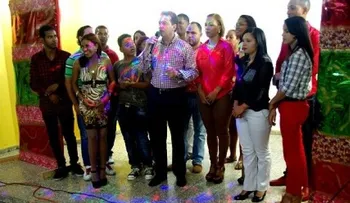Bisonó realiza aguinaldo de fin de año a jóvenes del PRSC DN