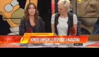 Homero le responde a Maradona tras sus polémicas declaraciones sobre los Simpsons