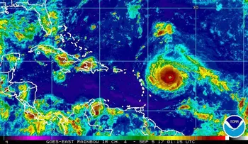 Minuto a minuto: Irma es un poderoso huracán categoría 5 potencialmente catastrófico