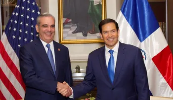 Presidente Abinader y Marco Rubio tratan crisis haitiana en Washington