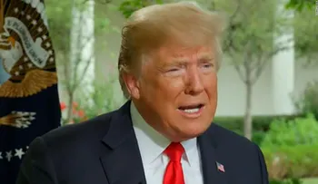 Trump ahogándose en la Oficina Oval: lo que nos dice la portada de la revista TIME
