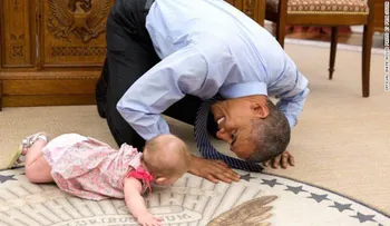 La niña que "no está lista" para que Obama deje la Casa Blanca