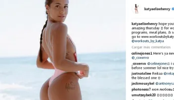  Katya Elise Henry, con su espectacular belleza está causando furor en las redes sociales