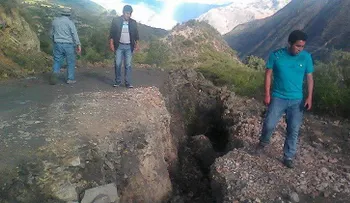La tierra se abre y siembra el pánico en Perú 