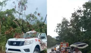 Patana corriendo a alta velocidad impacta unidad de Asistencia Vial del MOPC; teniente Anoys Aurelin resulta lesionado