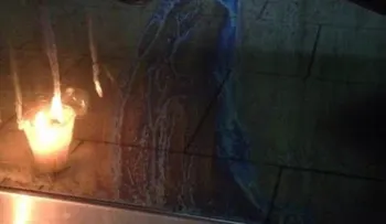 Aparece alegada imagen virgen de Altagracia en cristal de un microondas