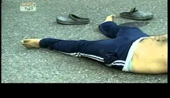 Hombre se lanza de un puente, cae encima de un vehículo y se muere (VIDEO)