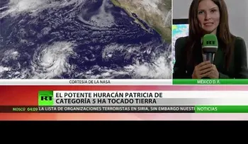 PRIMERAS IMÁGENES: El huracán Patricia toca tierra en el estado de Jalisco (VIDEO)
