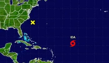 La tormenta tropical Ida cambia de dirección en el Atlántico