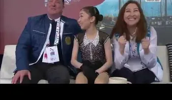 Una patinadora vive incómodo momento por culpa de su madre