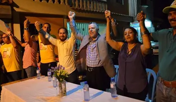 Manuel jiménez juramenta movimiento en Los mina